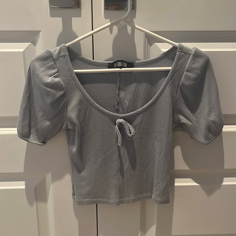 Blue Reformation Blouse